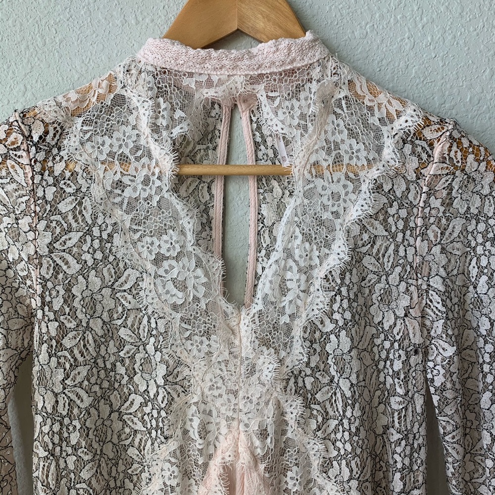 Free People | Pearl Tell Tale Lace Tunic N28 - Picture 6 of 8